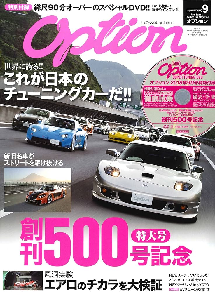 Option - オプション - 2018年 9月号 No.500 【特別付録】創刊500号